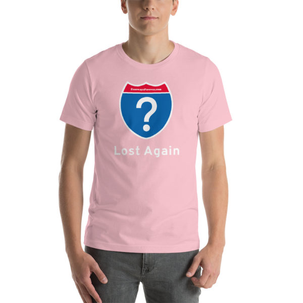 Lost Again Bright Colors Short-Sleeve Unisex T-Shirt - Image 8