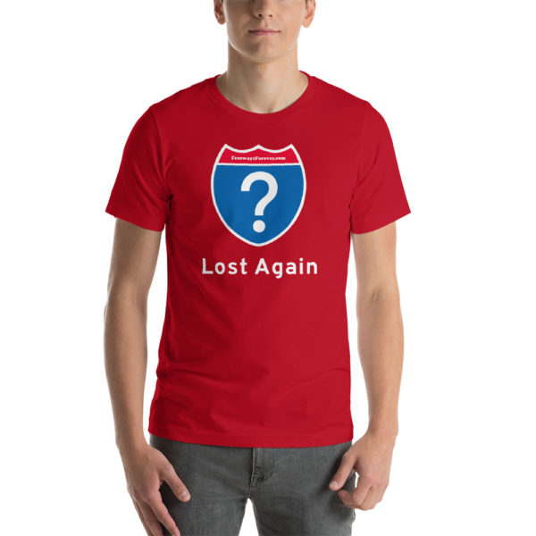 Lost Again Bright Colors Short-Sleeve Unisex T-Shirt - Image 7