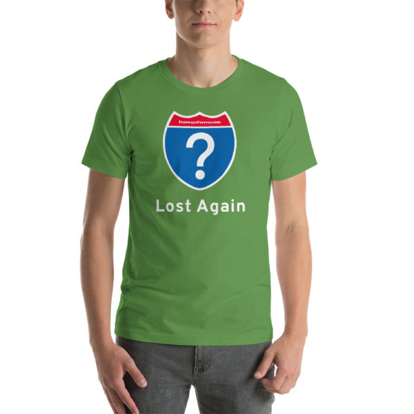 Lost Again Bright Colors Short-Sleeve Unisex T-Shirt - Image 3