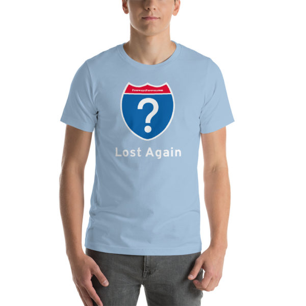Lost Again Bright Colors Short-Sleeve Unisex T-Shirt - Image 6