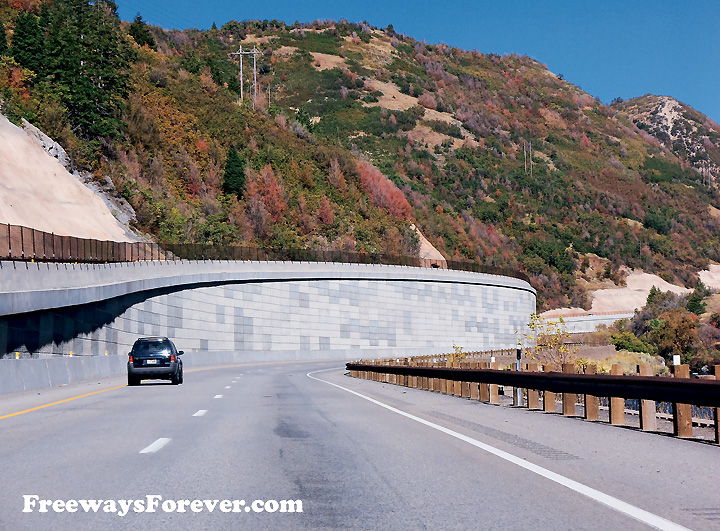 Grade-separated highway near Wildwood Utah Route 189 Provo Canyon